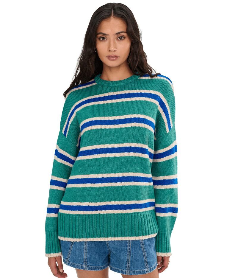 ファレティ レディース トップス シャツ コットン Faherty Heirloom Cotton Summit Pullover Shoreline Green グリーン