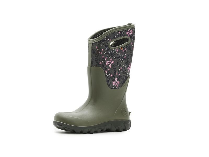 ボグス レディース シューズ ブーツ・レインブーツ フラワー柄 フラワー Bogs Classic Seamless Demure Floral Olive Multi オリーブ