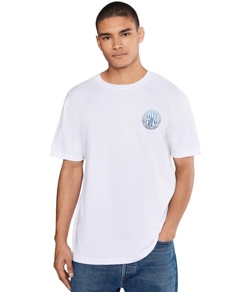 ソルティークルー メンズ トップス シャツ Salty Crew Global Short Sleeve White ホワイト