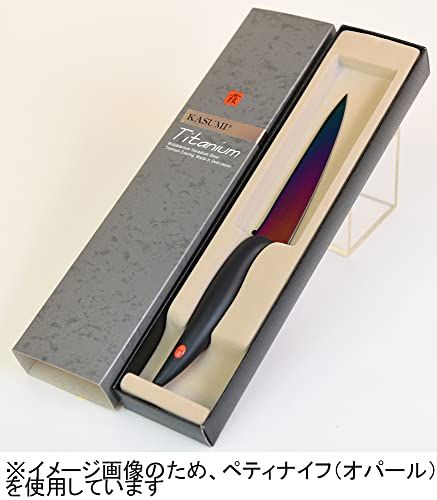 スミカマ 霞 KASUMI 包丁 チタンコーティング ペティナイフ 12cm ブルー 錆びにくい 日本製 岐阜県関市 22012/Bso