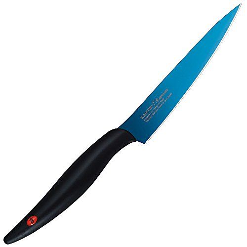スミカマ 霞 KASUMI 包丁 チタンコーティング ペティナイフ 12cm ブルー 錆びにくい 日本製 岐阜県関市 22012/Bso