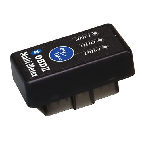 マックスウィン(Maxwin) OBDII マルチメーター ELM327 OBD アダプター Bluetooth ワイヤレス サブメーター スピードメーター タコメーター ログ再生 地図連動 OBD2 スキャンツール ON/OFFボタン付き Bluetooso