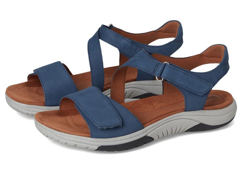 コブ ヒル レディース シューズ サンダル Cobb Hill Fiah Blue Nubuck ブルー