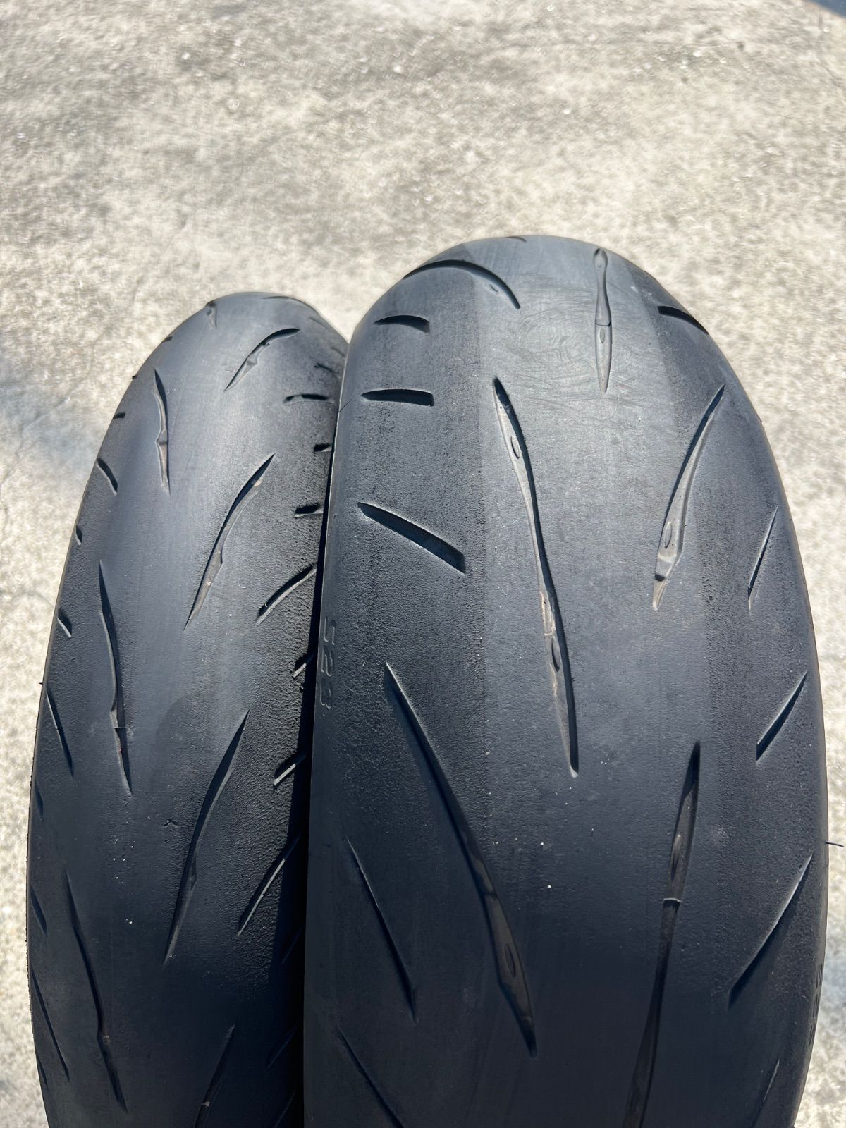 ブリヂストン S23 前後セット 120/70ZR17 190/55ZR17 486 - メルカリ
