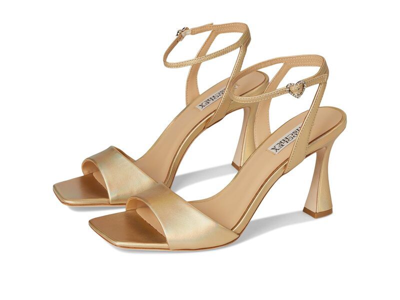 バッジェリーミシュカ レディース シューズ サンダル Badgley Mischka Cady Gold Iridescent ゴールド