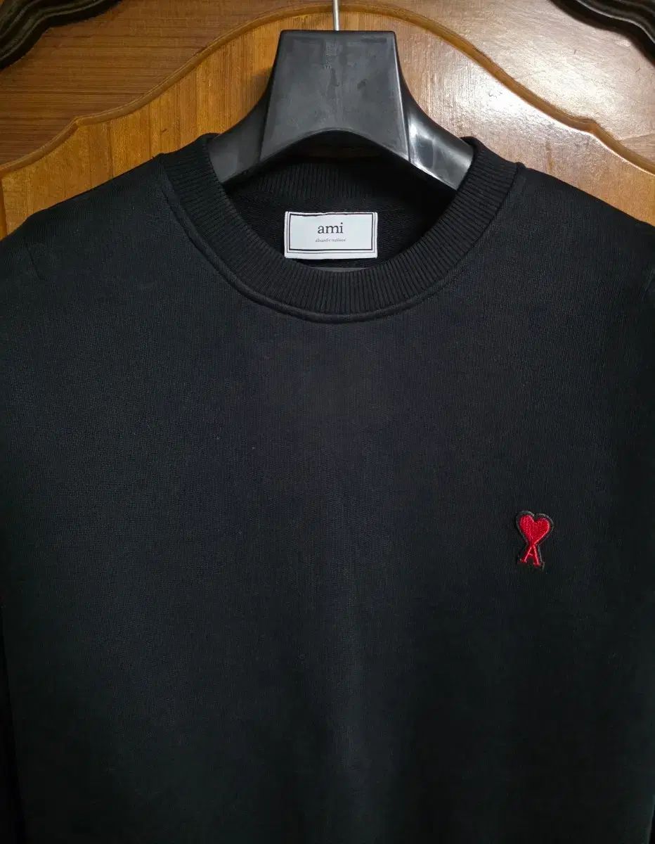 アミ スウェット S 95 ブラック Tシャツ 半袖 ニット ジャケット ゴルフ 登山 キャンピング MUSINSA ムシンサ