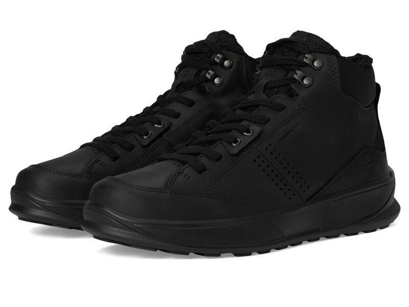 エコー メンズ シューズ ブーツ・レインブーツ レース ECCO Byway 20 Waterproof Laceup Boot Black Oiled Nub ブラック