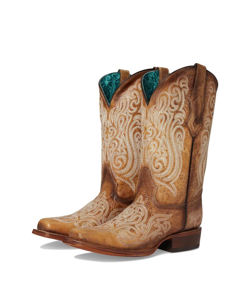 コーラルブーツ レディース シューズ ブーツ・レインブーツ Corral Boots A4580 Straw