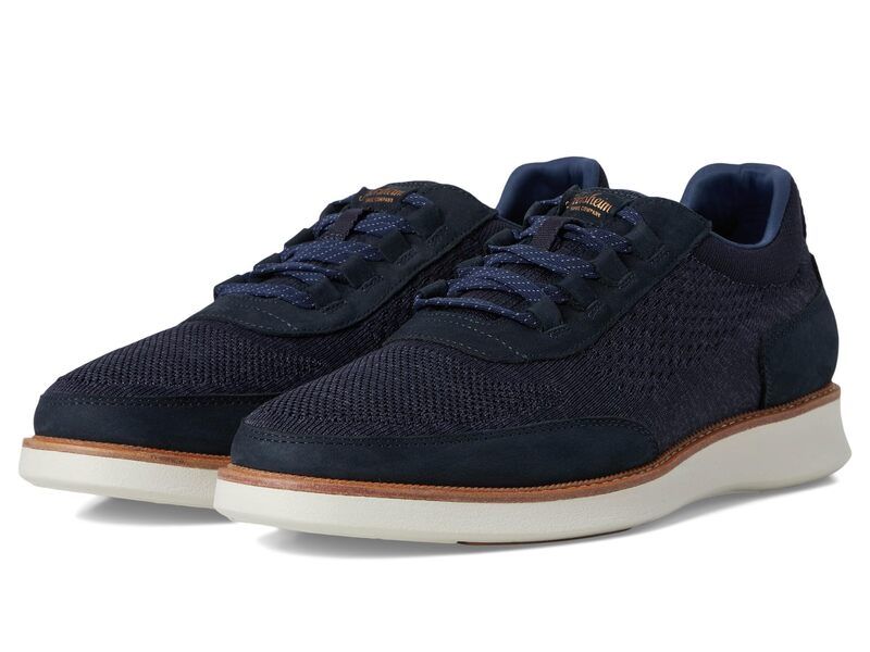 フローシャイム メンズ シューズ スニーカー レース ニット Florsheim Launch Knit Elastic Lace Moc Toe SlipOn Navy ネイビー