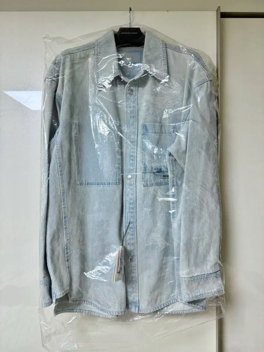 25SS ウーヨンミ デニムシャツ フラワー