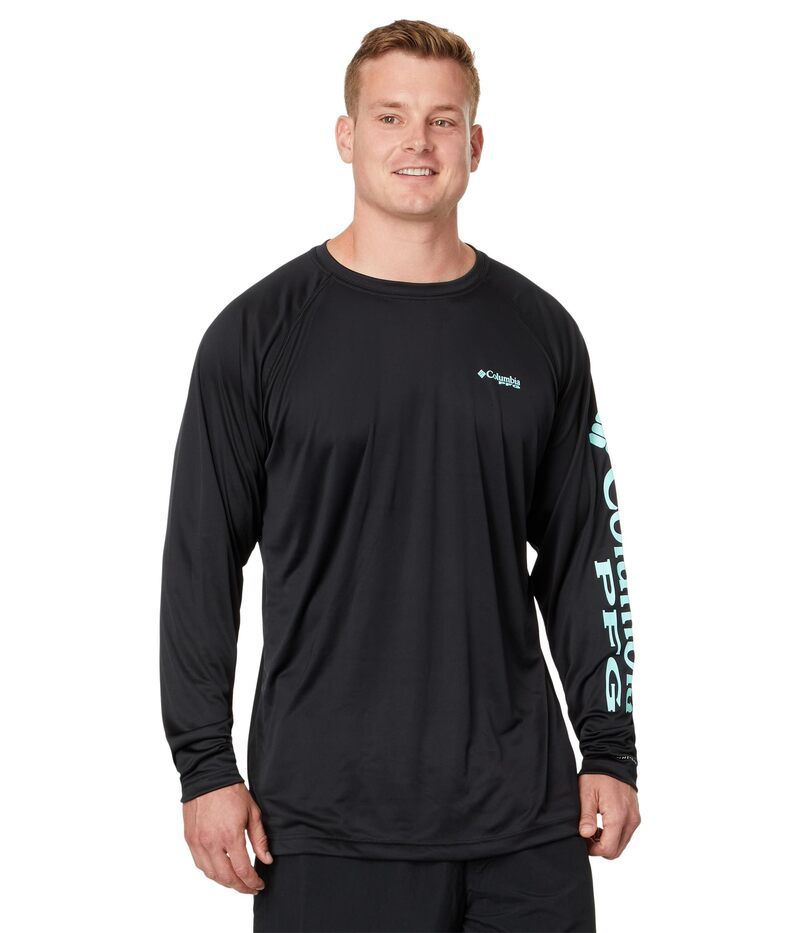 コロンビア メンズ トップス シャツ トール Columbia Big Tall Terminal Tackle LShirt BlackGulf Stre ブラック