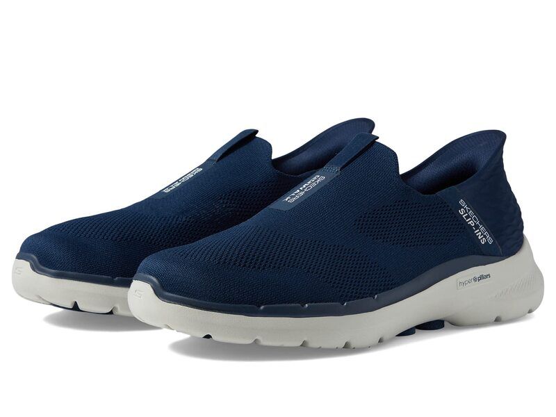 スケッチャーズ メンズ シューズ スニーカー SKECHERS Performance Go Walk 6 Easy On Hands Free SlipIns Navy ネイビー