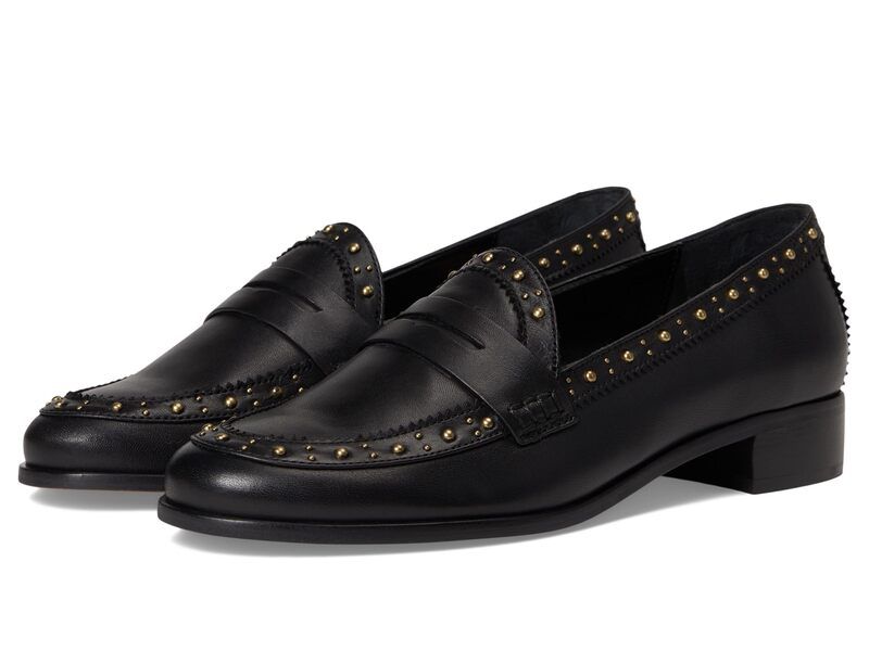 ヴィンスカムート レディース シューズ スリッポン・ローファー Vince Camuto Camdyn Studded Flat Loafer Black ブラック