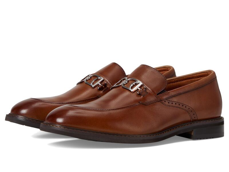 ステイシーアダムス メンズ シューズ スリッポン・ローファー Stacy Adams Boyd Moc Toe Bit SlipOn Brandy