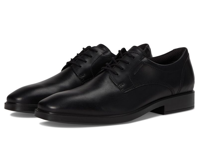 エコー メンズ シューズ オックスフォード ダービー ECCO Metropole Milan Waterproof Plain Toe Derby Black ブラック