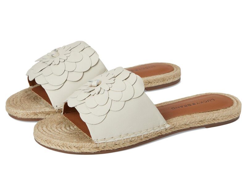 ラッキーブランド レディース シューズ サンダル フラワー柄 フラワー Lucky Brand Biricha Floral Flat Sandals Tusk