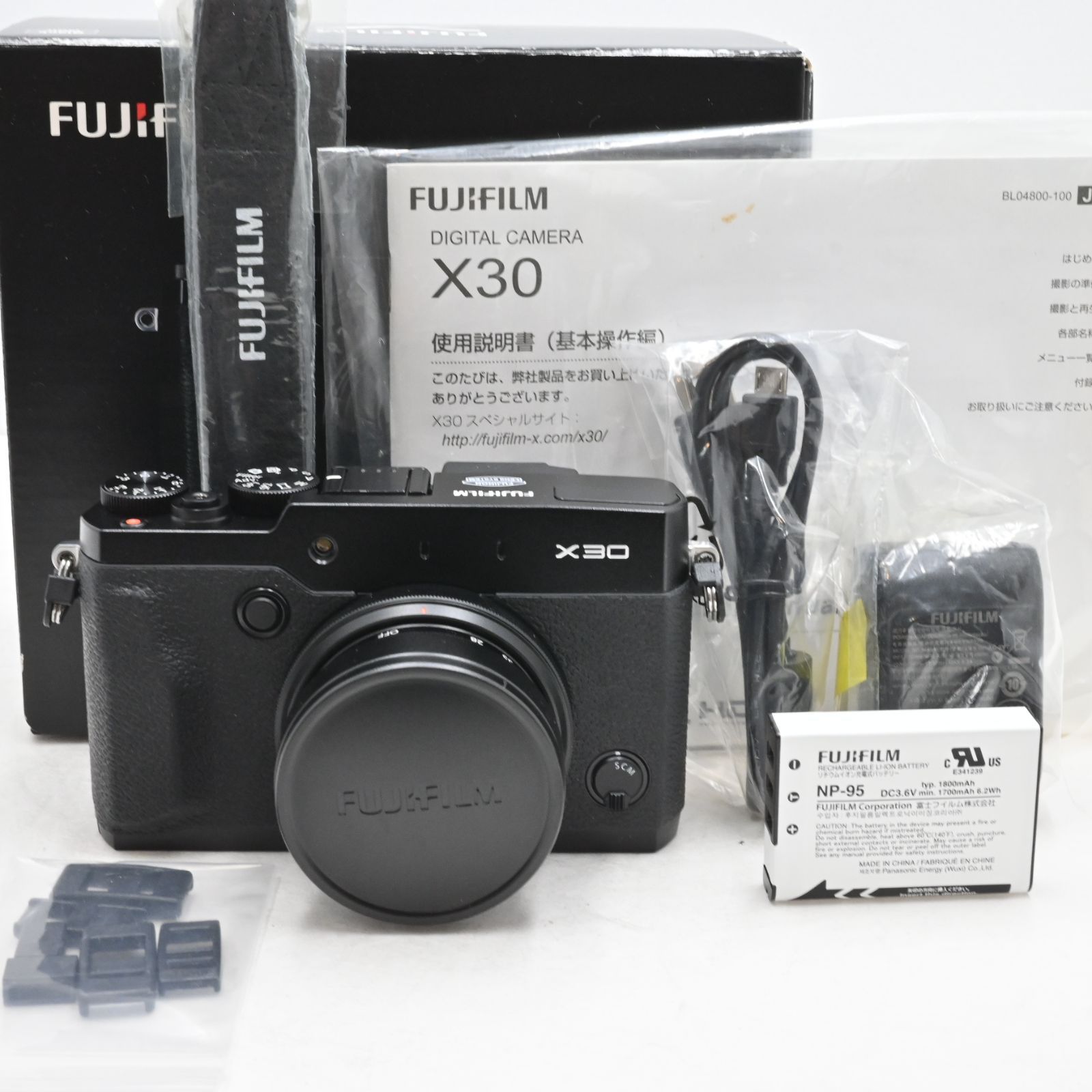 美品★★★FUJIFILM プレミアムコンパクトデジタルカメラ X30 ブラック