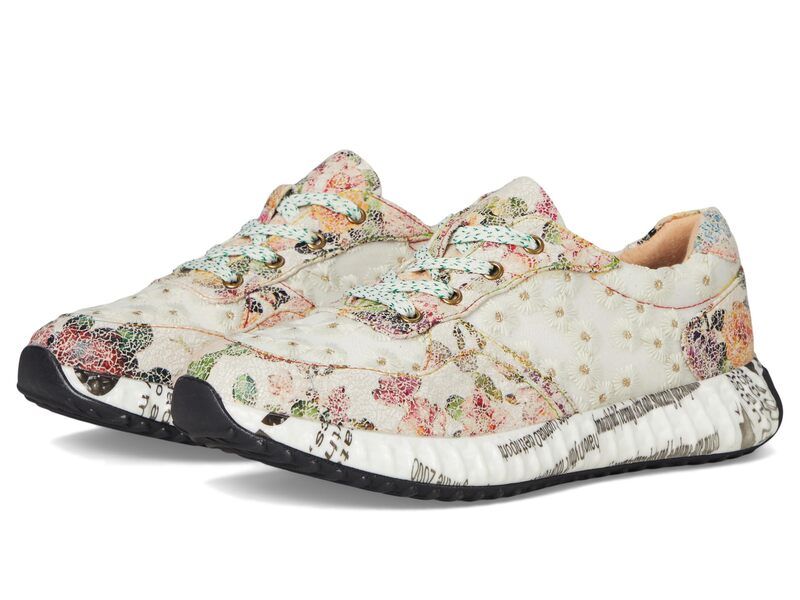 スプリングステップ レディース シューズ スニーカー LArtiste by Spring Step Daisymae Beige Multi ベージュ
