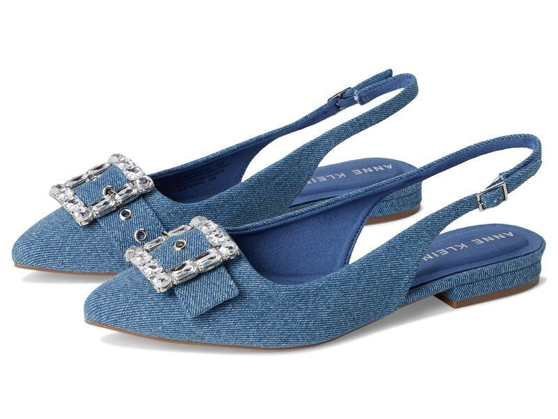 アンクライン レディース シューズ サンダル Anne Klein Kenni Denim デニム