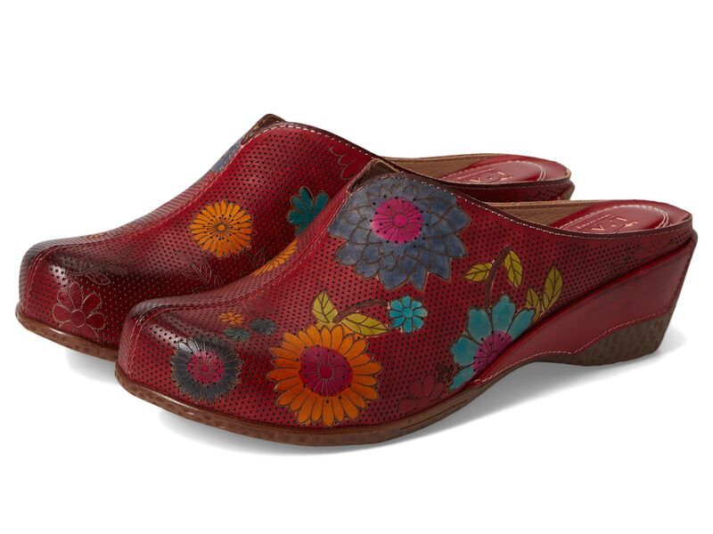 スプリングステップ レディース シューズ サンダル LArtiste by Spring Step Chienti Red Multi レッド