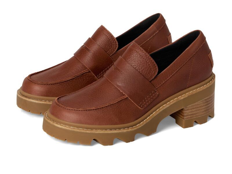 ソレル レディース シューズ スリッポン・ローファー SOREL Joan Now City Loafer Rustic BrownGu ブラウン
