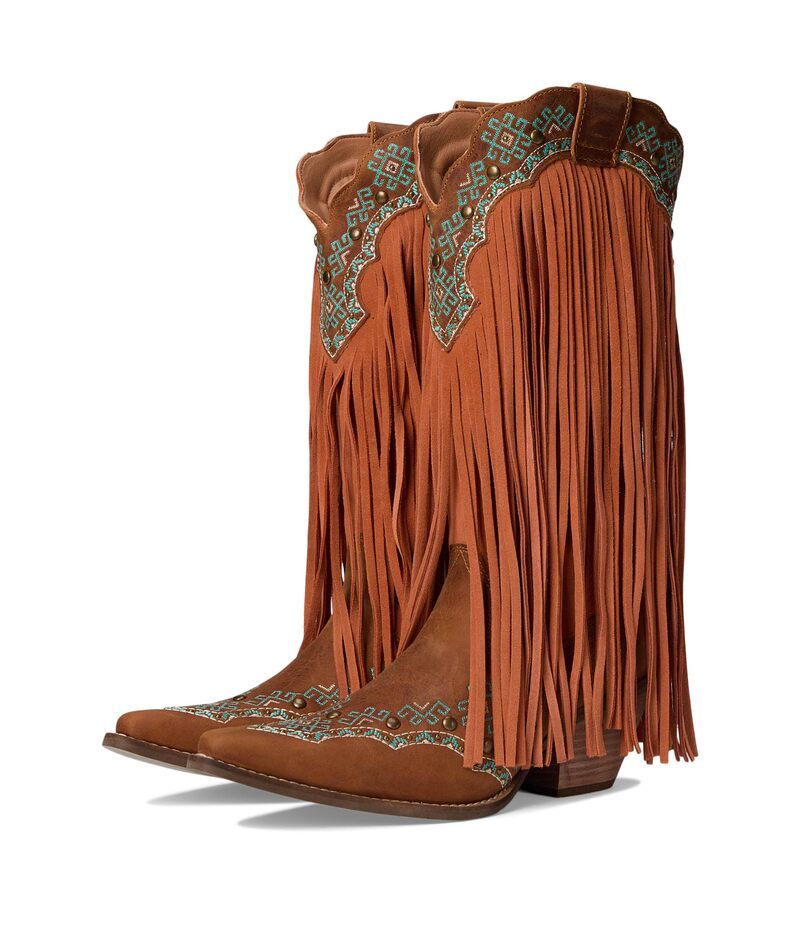 ディンゴ レディース シューズ ブーツ・レインブーツ スエード Dingo Tequila Sunrise Suede Boots Rust ラスト