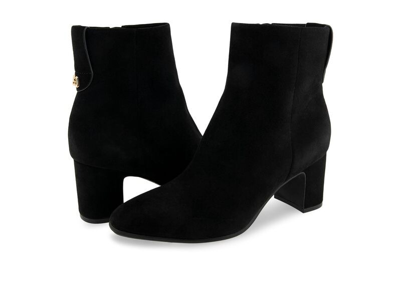 エアロソールズ レディース シューズ スリッポン・ローファー Aerosoles Magnus Black Suede ブラック