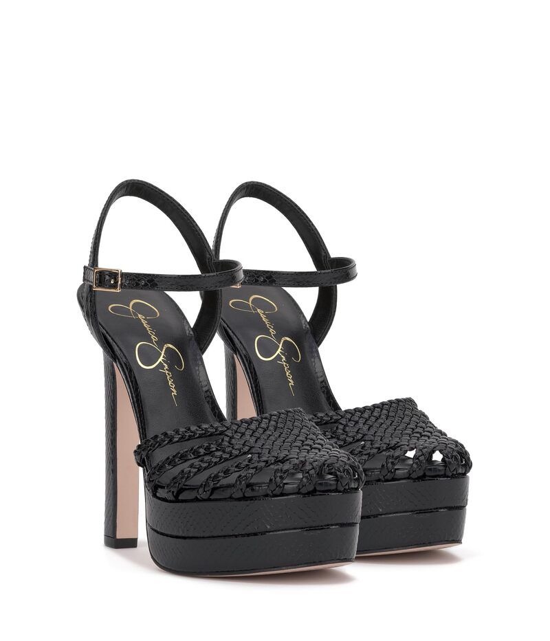 ジェシカシンプソン レディース シューズ ヒール Jessica Simpson Inaia Black ブラック