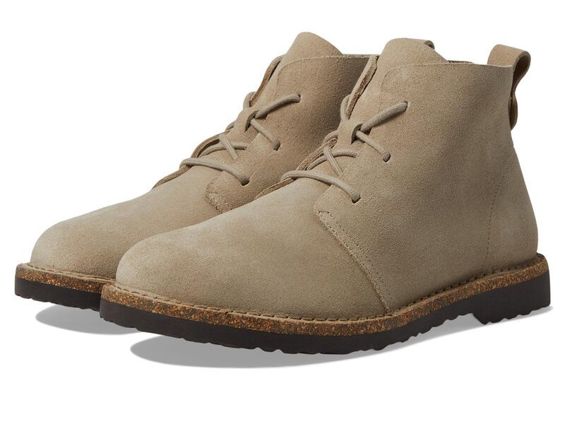 ビルケンシュトック メンズ シューズ ブーツ・レインブーツ スエード レース Birkenstock Uppsala Mid LaceUp Suede Taupe トープ