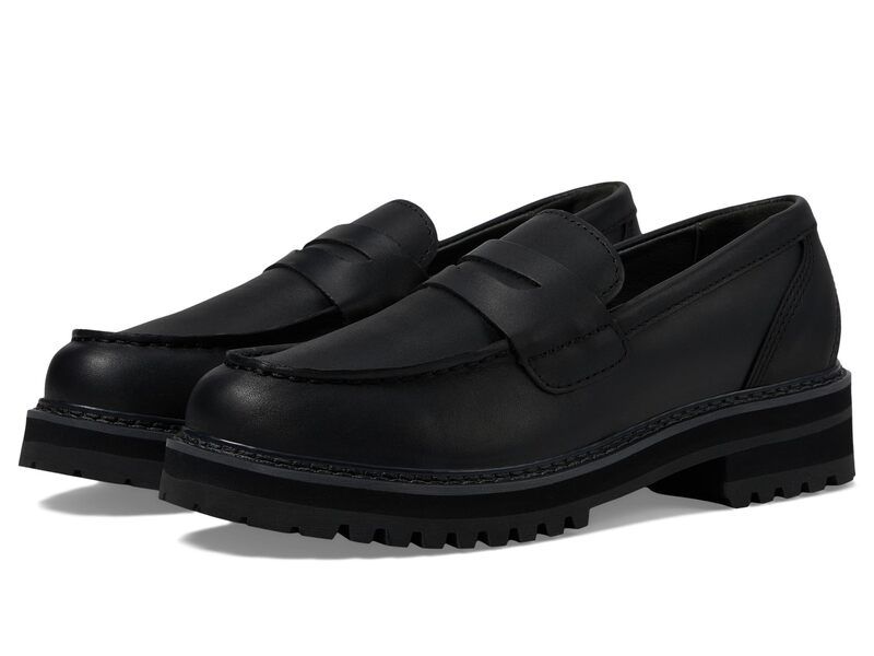 エルエルビーン レディース シューズ スリッポン・ローファー レザー LLBean Camden Hill Penny Leather Black ブラック