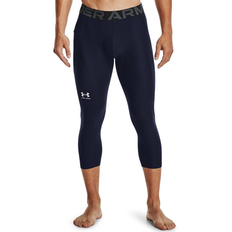 アンダーアーマー メンズ ボトムス カジュアルパンツ レギンス Under Armour Heatgearmour 34 Leggings Midnight NavyW ネイビー