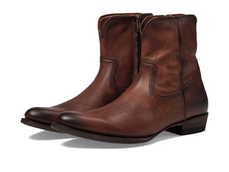 フライ メンズ シューズ ブーツ・レインブーツ Frye Austinside Zip Cognac