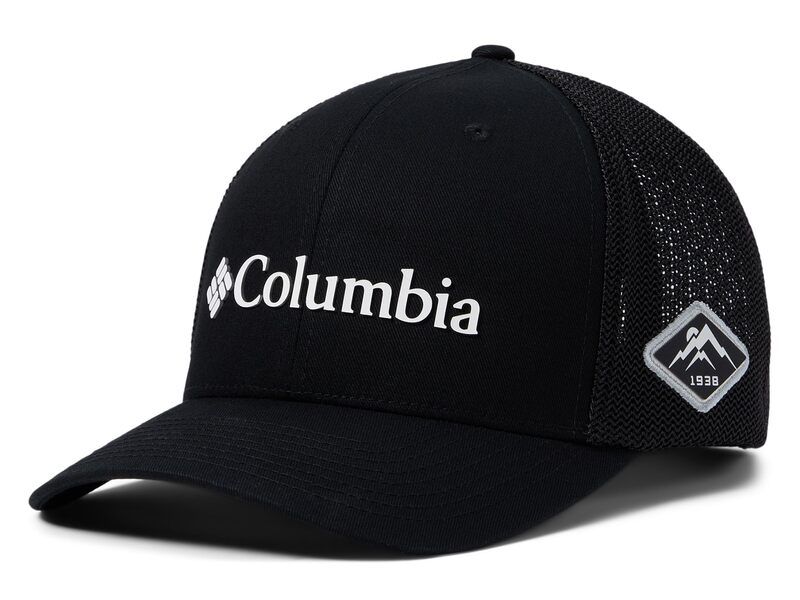 コロンビア メンズ アクセサリー 帽子 メッシュ キャップ Columbia Mesh Ballcap BlackWhite ホワイト