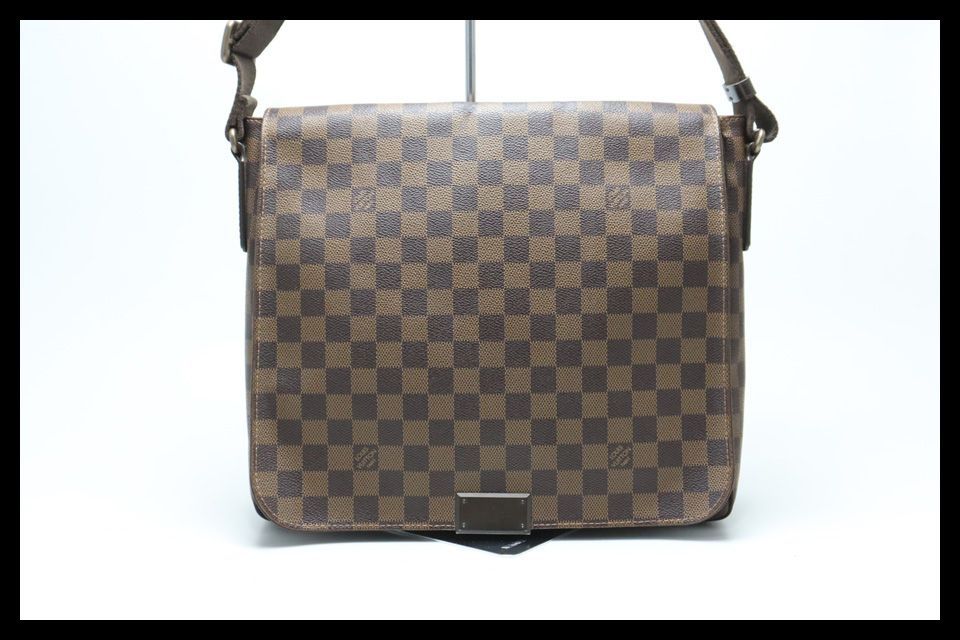 ■LOUIS VUITTON ダミエ ディストリクトMM レザー ショルダーバッグ ルイヴィトン ■0507pg20989