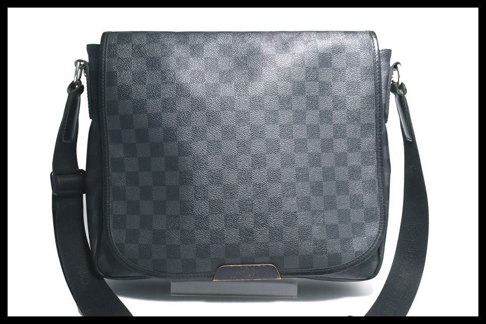 ■LOUIS VUITTON ダミエグラフィット ダニエルMM レザー ショルダーバッグ ルイヴィトン ■0507pg19742