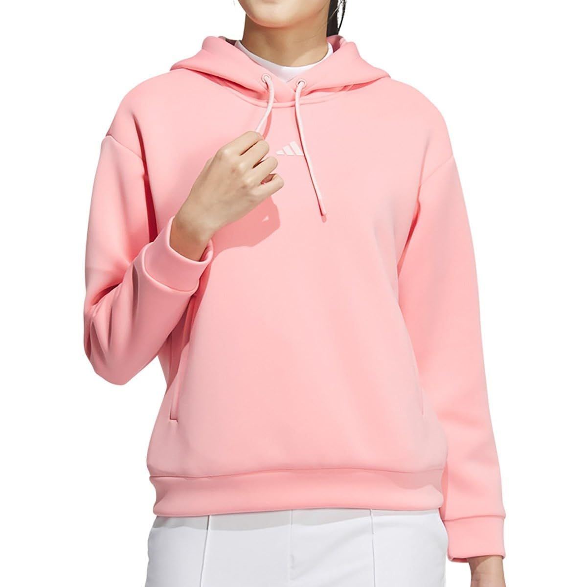 新品 [アディダス] ダンボールニット ビッグロゴ フーディー