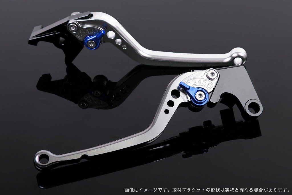 新品 SSK スピードラ アジャストレバーセット スタンダードロング レバー本体カラー:シルバー アジャスターカラー:ブルー HONDA ADV150 KF38