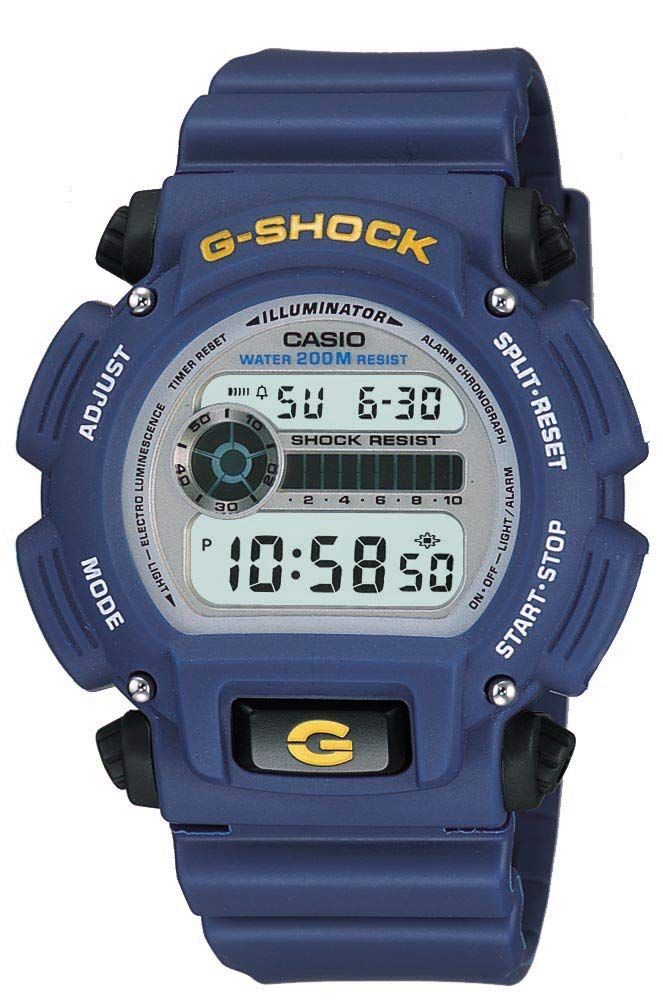 新品 Casio Men's G-Shock Quartz Watch with Rubber Strap Blue 23.75 (Model: DW-9052-2V)