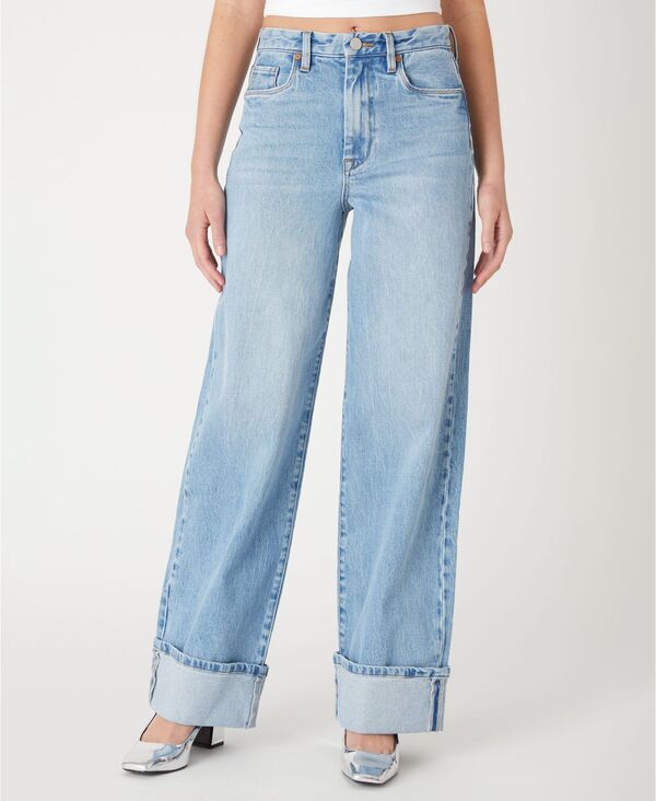 ブランクニューヨーク レディース ボトムス デニムパンツ ジーンズ BLANK NYC Womens WideLeg Jeanstone Cold ストーン