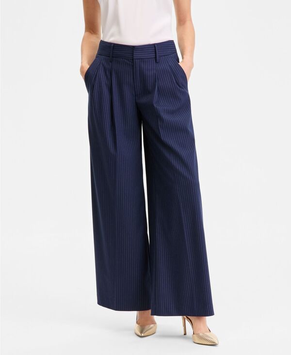 アイエヌシー インターナショナル コンセプト レディース ボトムス カジュアルパンツ INC International Concepts Womens Pinstripe Suit Pants Created for Macys Cam Stripe ストラ 18,536円