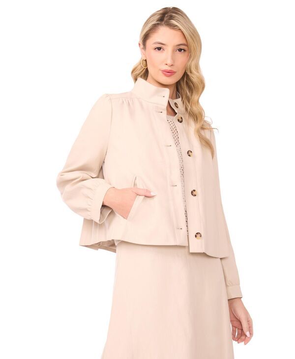 ヴィンスカムート レディース アウター ジャケット・ブルゾン Vince Camuto Womensemi Collared Bubble Jacket Neutral