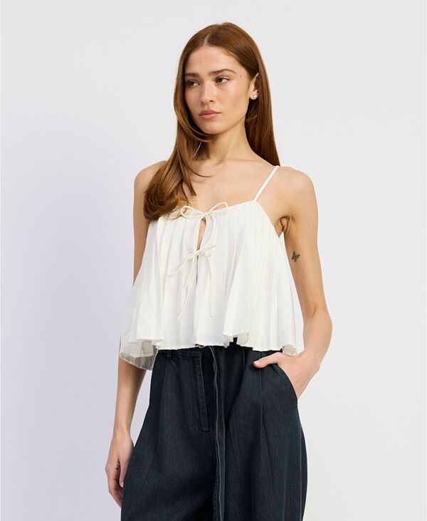 エン セゾン レディース トップス タンクトップ En Saison Womens Tate Scoop Neck Tank Top Black Ginger Olive ブラック