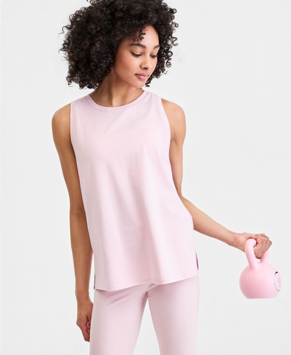イデオロギー レディース トップス タンクトップ コットン IDeology Womens Essential Cotton Tank Top Exclusively at Macys Chalky Rose
