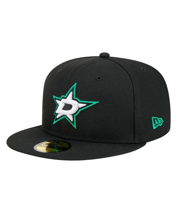 ニューエラ メンズ アクセサリー 帽子 New Era Mens Black Dallastars Core 59FIFTY Fitted Hat Black ブラック