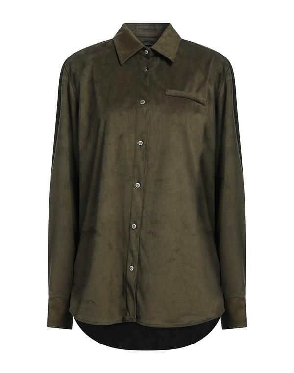 ジョン リッチモンド レディース トップス シャツ JOHN RICHMOND 無地シャツ＆ブラウス Military Green グリーン