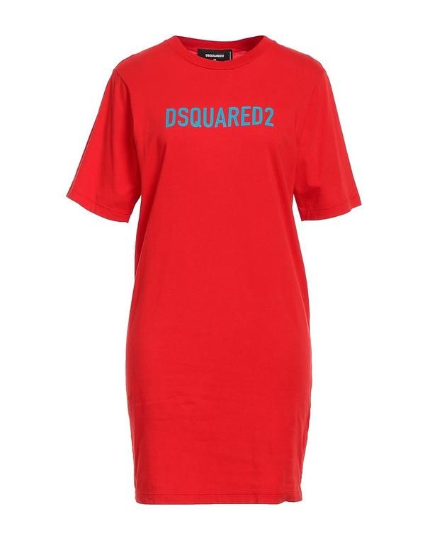 ディースクエアード レディース ドレス DSQUARED2 ミニワンピース・ドレス Red レッド