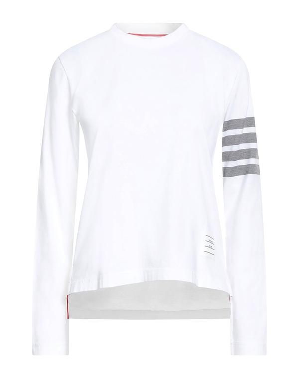 トムブラウン レディース トップス Tシャツ THOM BROWNE Ｔシャツ White ホワイト