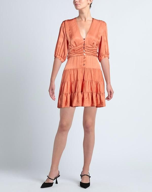 サンドロ レディース ドレス SANDRO ミニワンピース・ドレス Orange オレンジ サンドロ レディース ドレス SANDRO ミニワンピース・ドレス Orange オレンジ