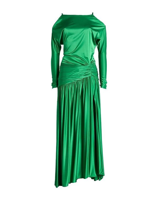 ラバンヌ レディース ドレス RABANNE ロングワンピース・ドレス Green グリーン