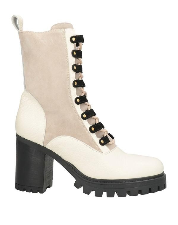 ポリーニ レディース シューズ ショートブーツ POLLINI ショートブーツ Ivory アイボリー